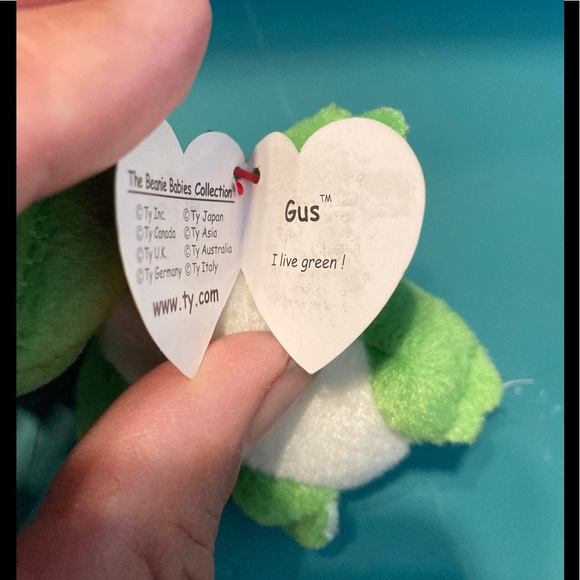 Gus the gecko TY KEYCLIP - Picture 3 of 3